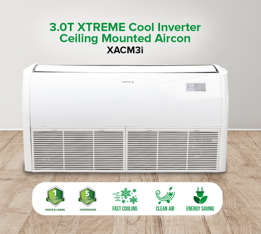 5.0TR XTREME COOL Inverter Ceiling Mounted Aircon | XACM5i