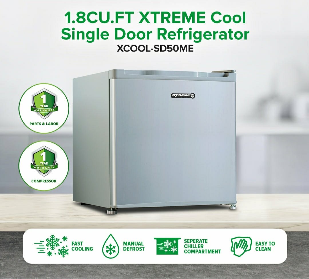 1.8 CU FT XTREME COOL Single Door Refrigerator | XCOOL-SD50ME