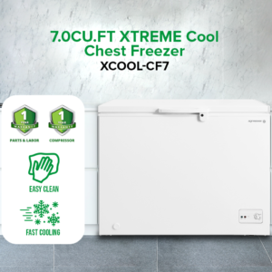 7.0CU.FT XTREME COOL Chest Freezer | XCOOL-CF7