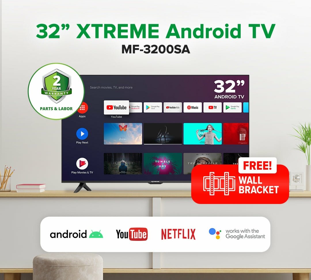 32-inch XTREME ANDROID TV | MF-3200SA
