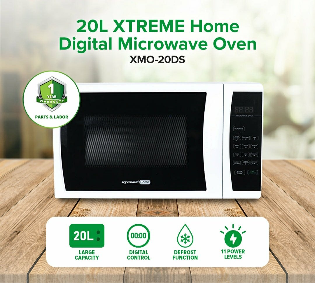 20L XTREME HOME Digital Microwave Oven | XMO-20DS