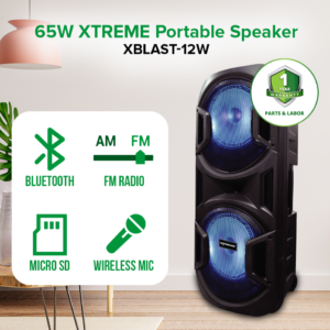 65W XTREME XBlast Portable Speaker | XBLAST-12W